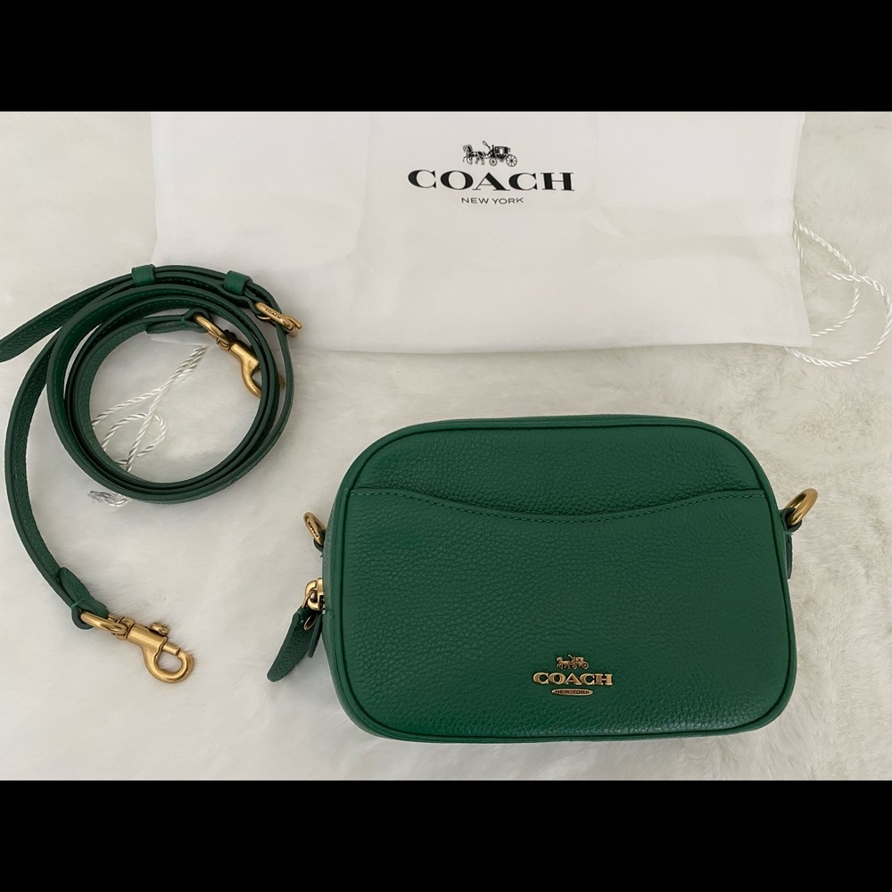 Coach camera bag 16 in kelly green
